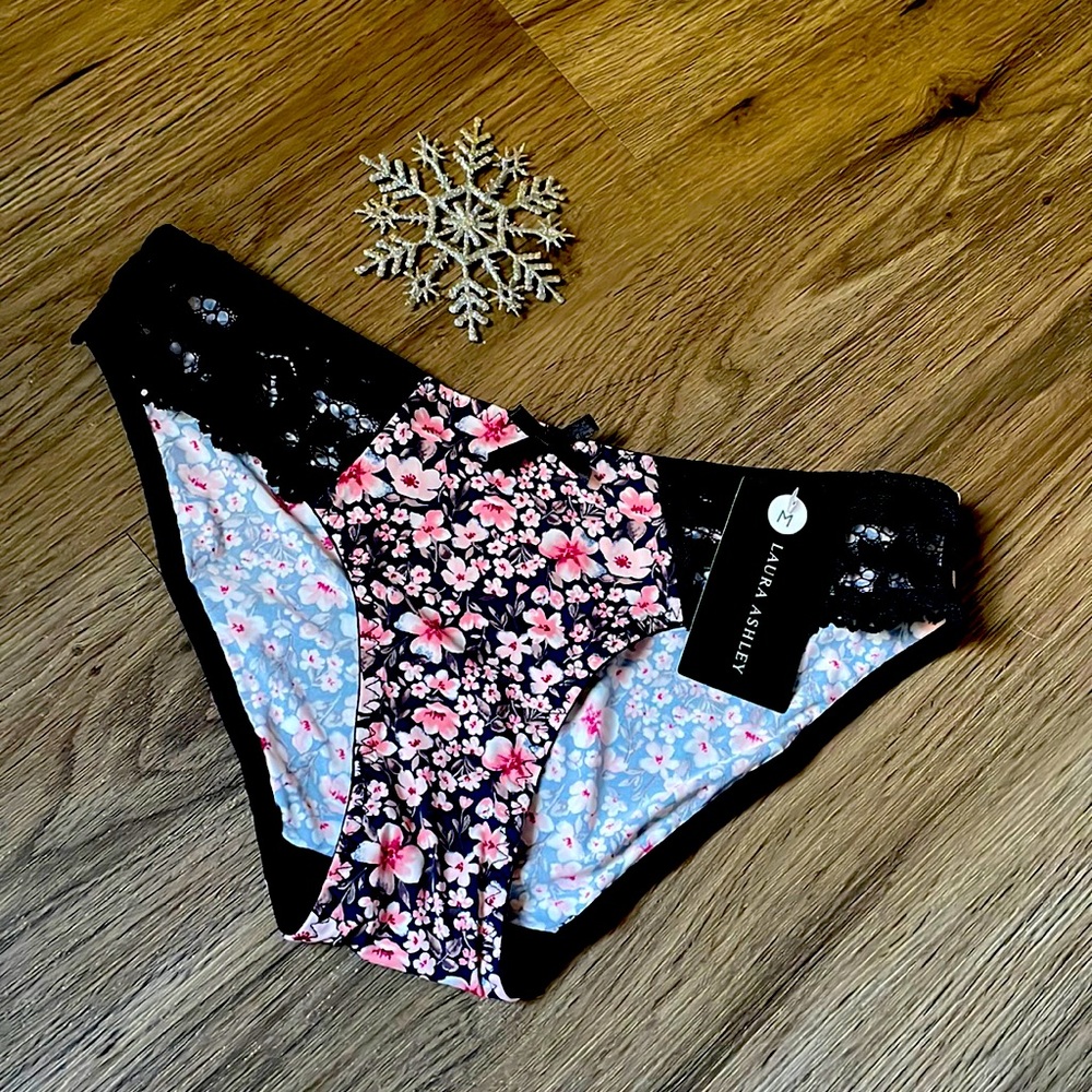 NWT Laura Ashley Women's Floral Panties Size M - Bundle and Save!
